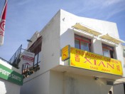 Restaurant near the town hall and several hotels